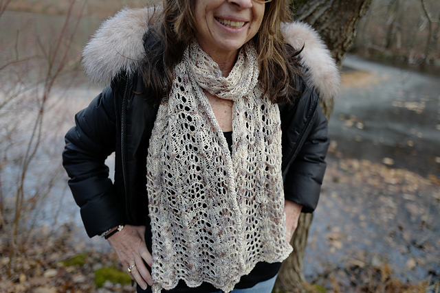 Winter Wonderland Lace Scarf