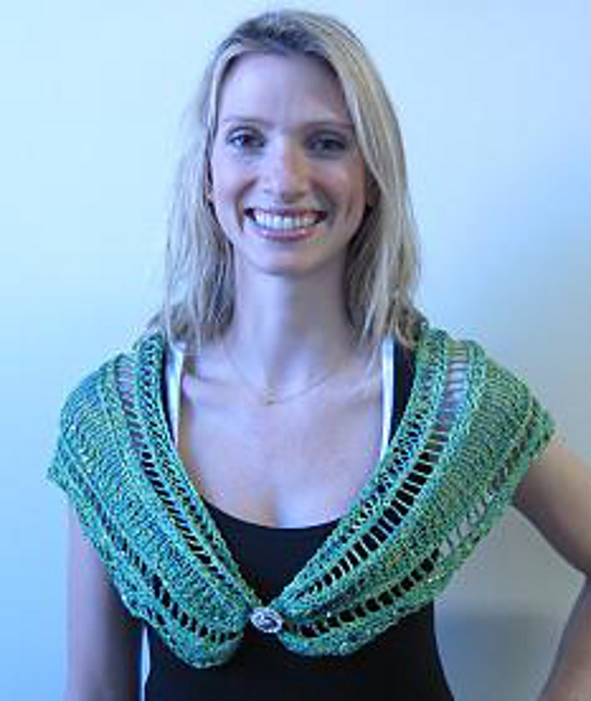 E210 Green Splendor Shawl