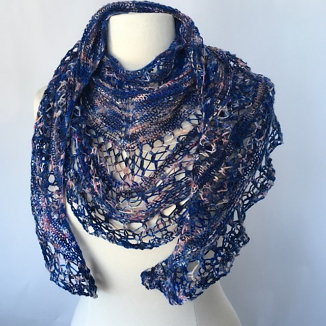 Evening Glow Shawl