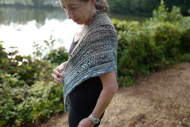 Tidepools Shawl