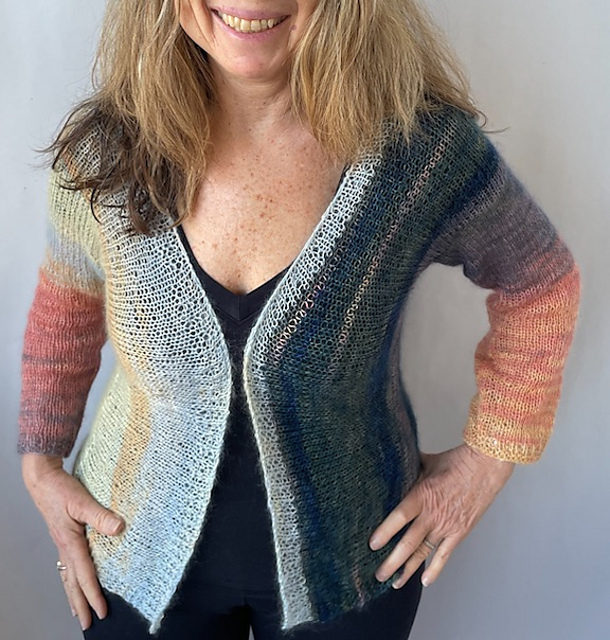 Sandstone Striations Cardi