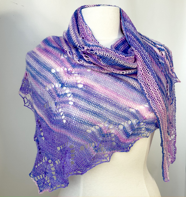 Blooming Hydrangea Shawl