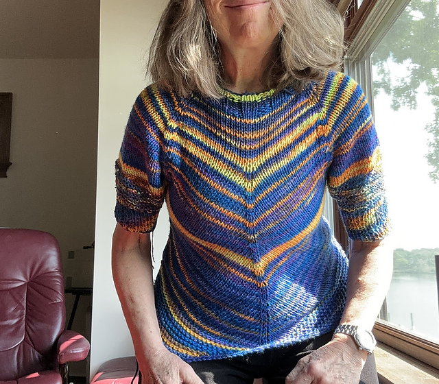 Summer Sunset Silky Twist Top