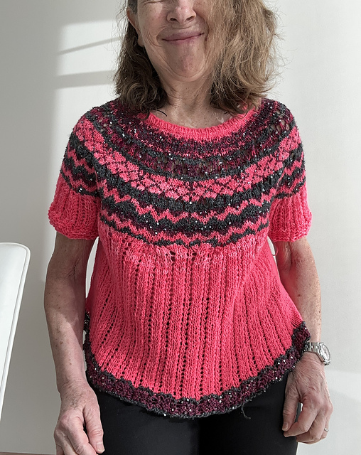 Ravelry Waves of Joy Sweater pattern by Iris Schreier