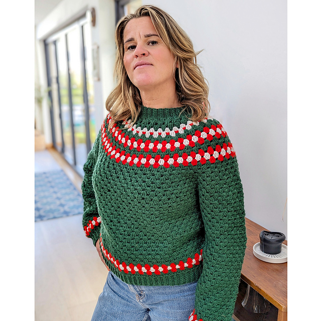 Festive granny jumper