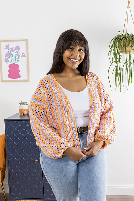 Striped cardigan