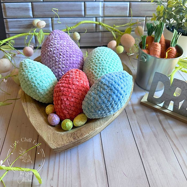 Plush Easter Eggs