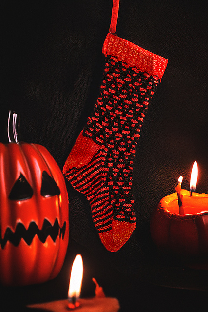 Halloween Candy Corn Stocking