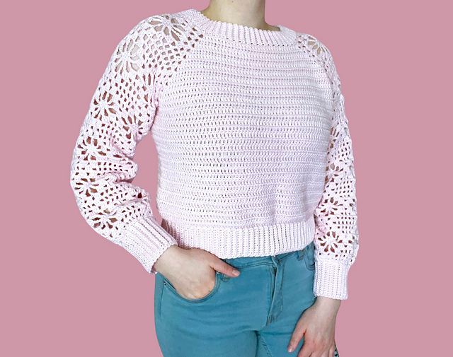 Floral Diamond Sweater