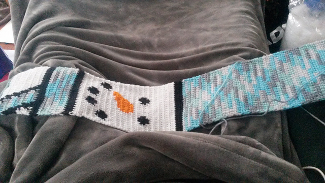 Snowman Scarf