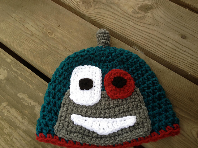 Teal Bot Hat