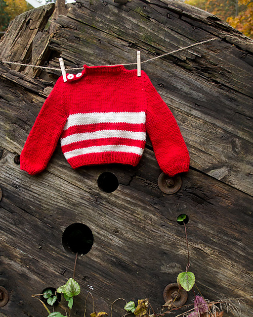 Block Stripe Pullover