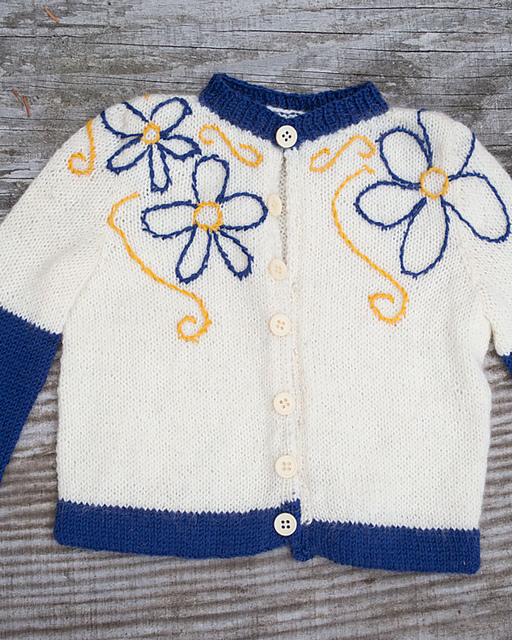 Flower Embroidery Cardigan