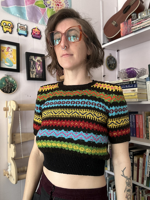 Rainbow Fair Isle Jumper