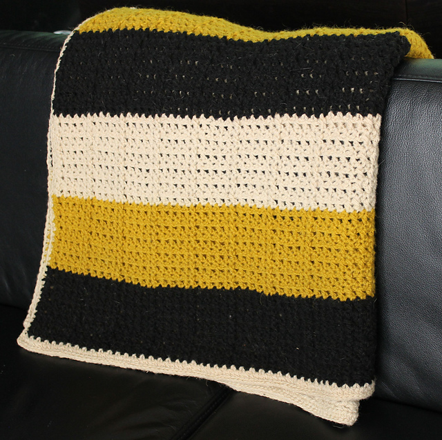 My first crocheted blanket
