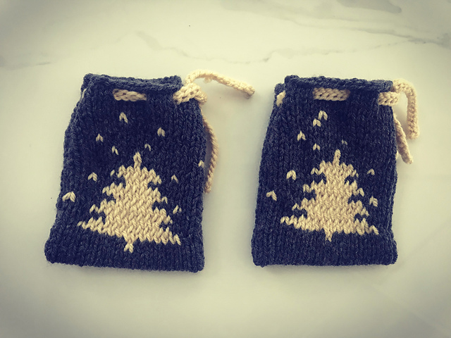 Christmas tree gift bag