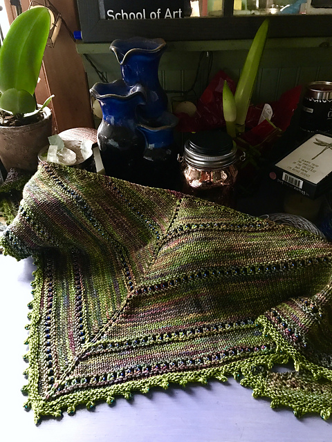 Mary's Beaded Shawl