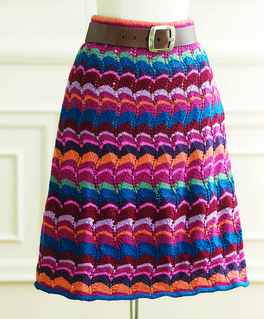 "Marbleized" Paper Skirt