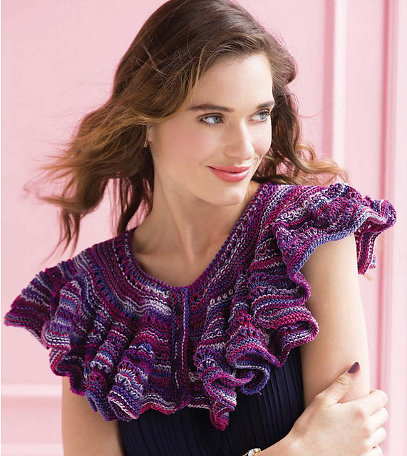Ruffled Capelet