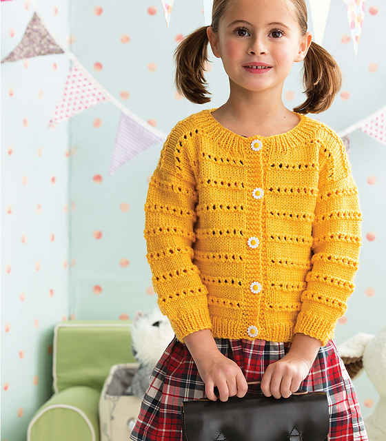 Eyelet Cardi