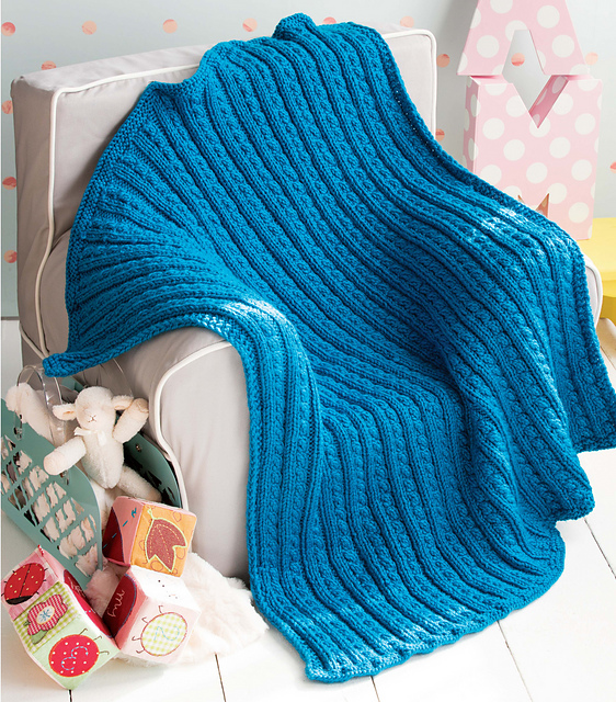 Cabled Blanket