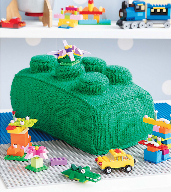 Building Brick Pillow
