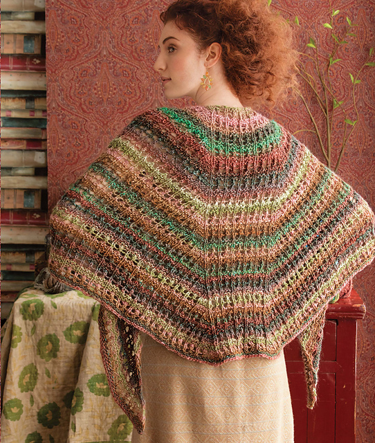Columned Lace Shawl