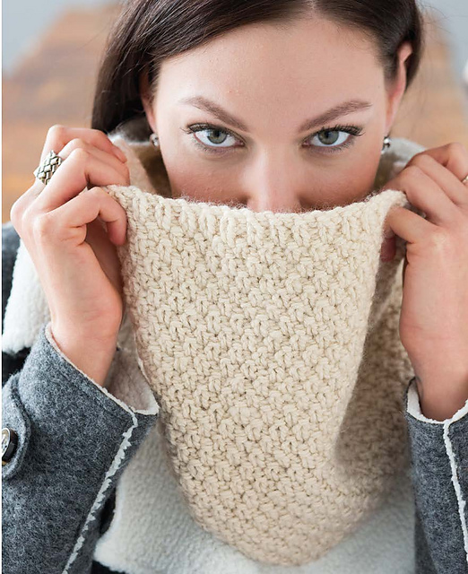 Moss Stitch Cowl