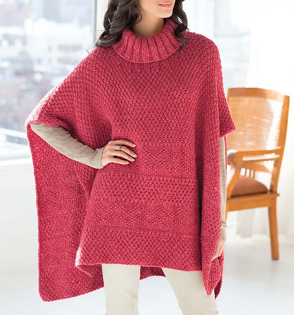 Zigzag Poncho