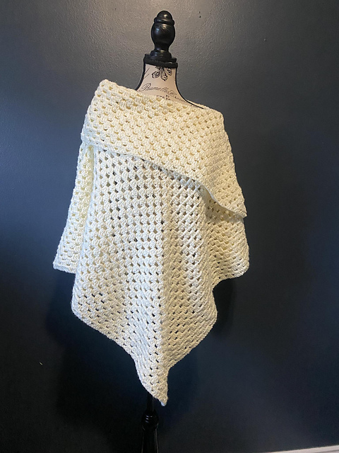 Cowl Neck Poncho