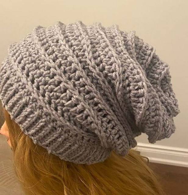 Textured Slouchy Beanie