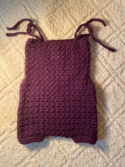 Seed Stitch Baby Romper