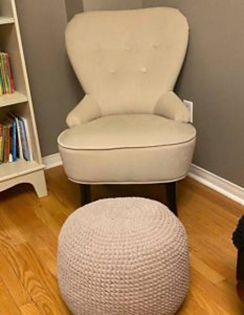 Floor Poof Ottoman