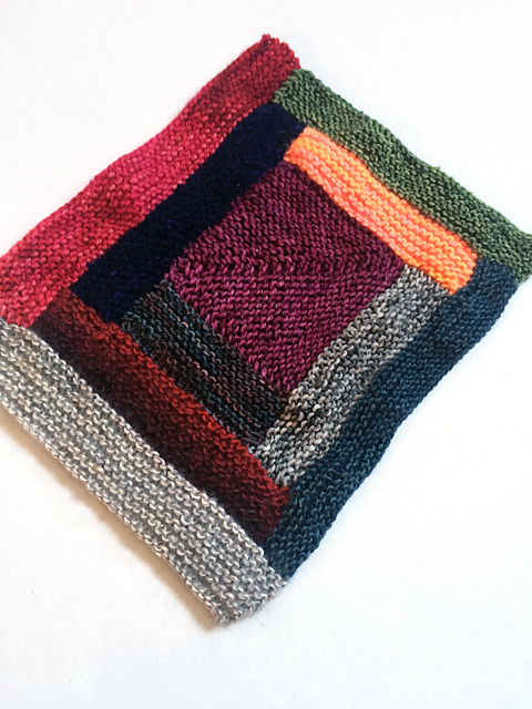 Brooklyn Knitfolk Log Cabin Blanket