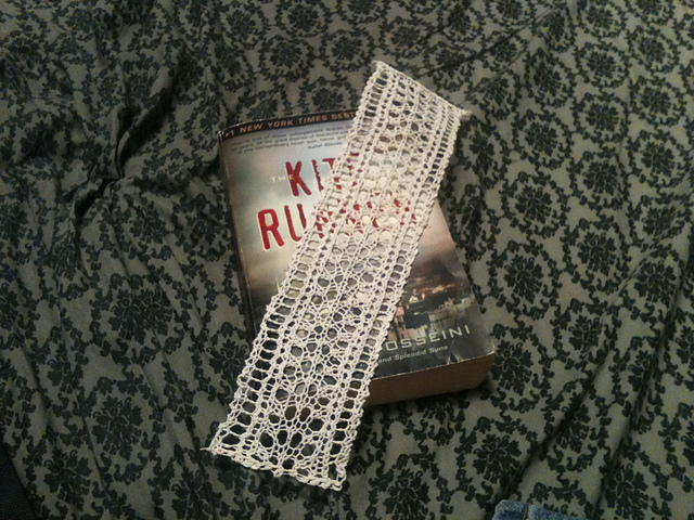 Lace Patterned Bookmark