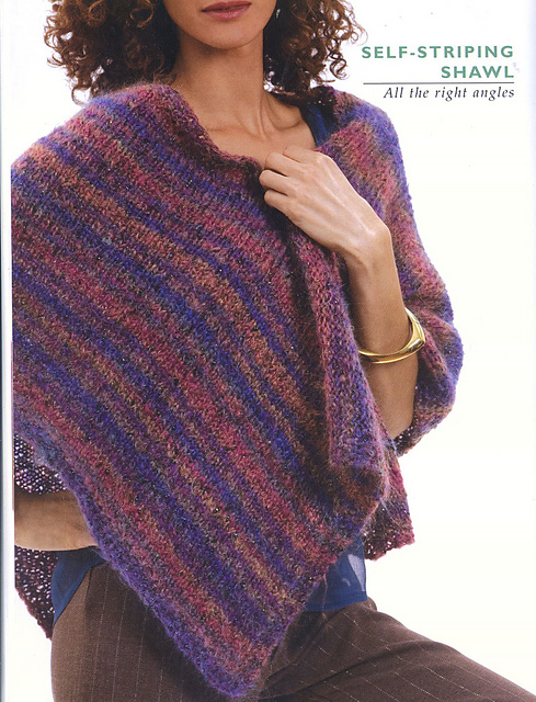 Self Striping Shawl