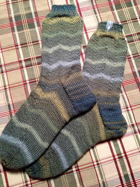 Russland / Kurilen - Socken aus Farbverlaufsgarn