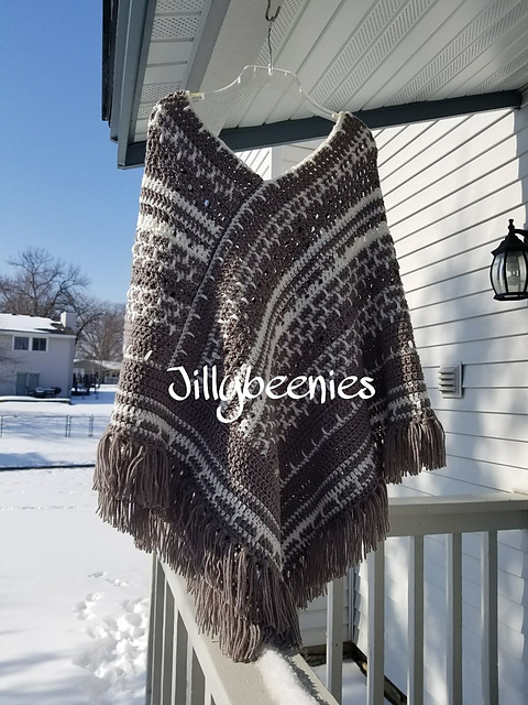 Jillybeenies Winter Poncho