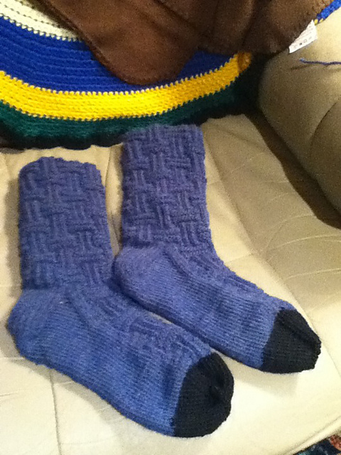 Alternating Ribbed Sock