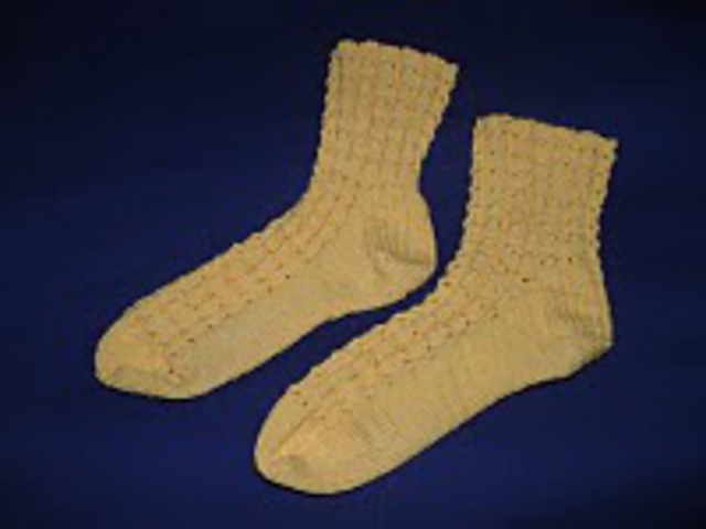 Lacy Ribbed Sock