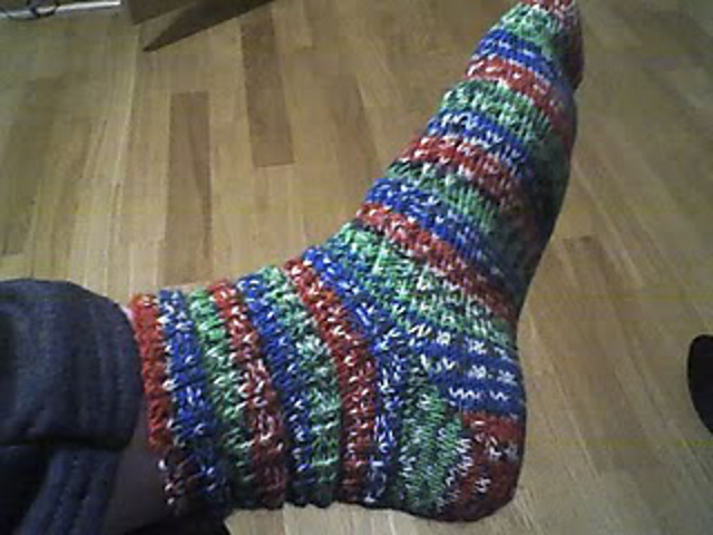 Staggered Stripe Sock