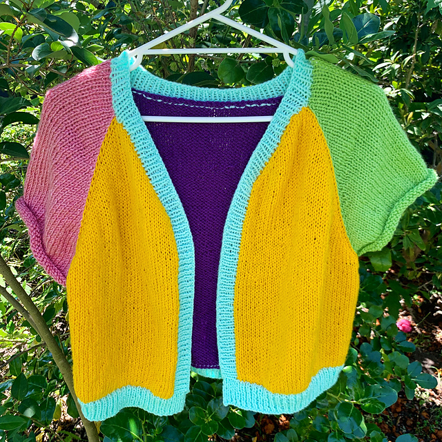 Crazy for Colour Cardi