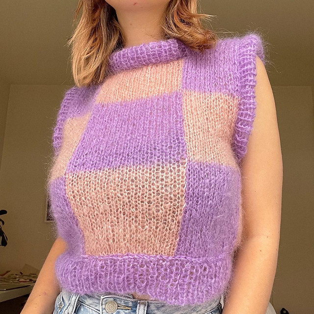 Patch Me If You Can Vest (Mohair Version)