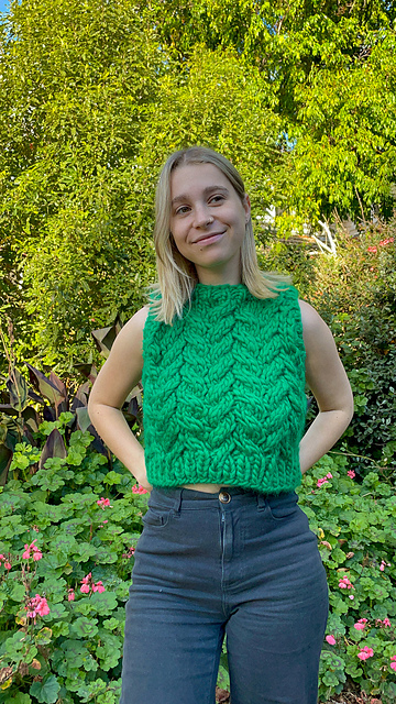 Chunky Magnolia Vest