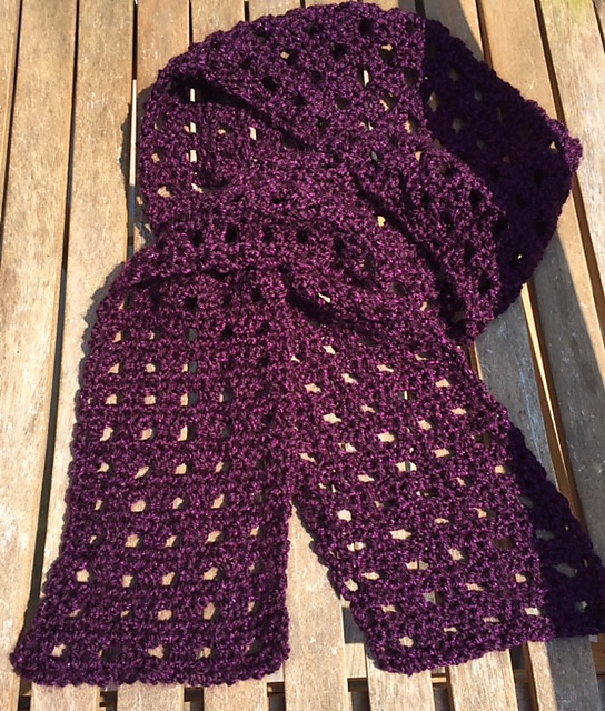 What a Bunch of Squares Scarf