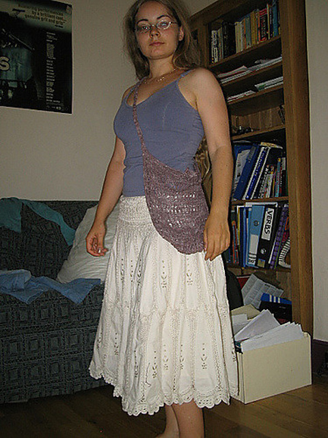 Knitted net bag