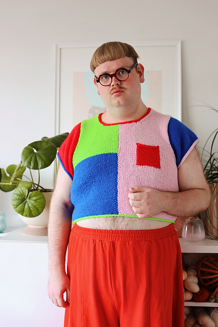 Ravelry: Color Quadrant Crop pattern by James N Watts