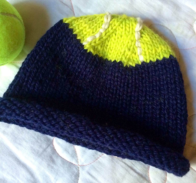 Tennis Ball Roll-Brimmed Hat