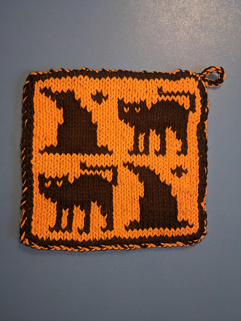 Halloween potholder