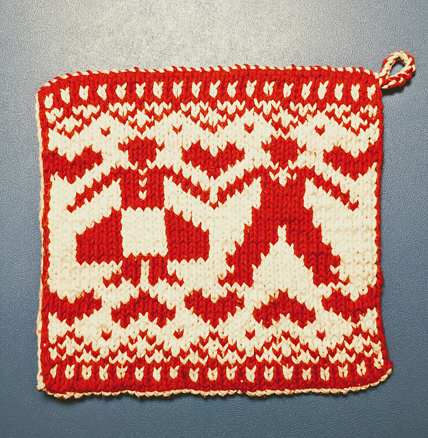 Valentine Couple Potholder